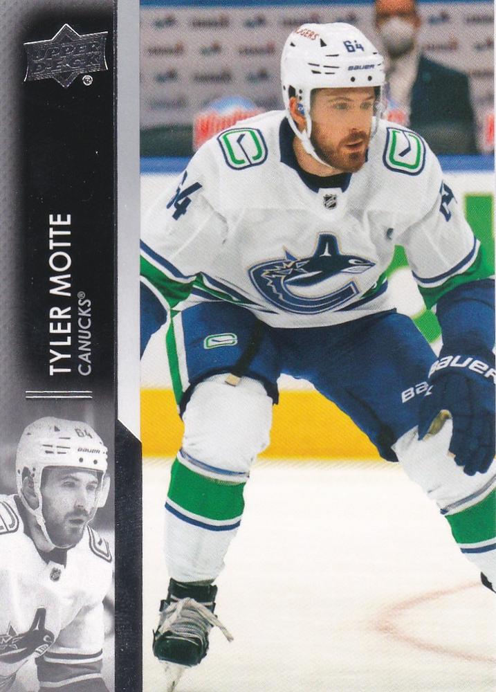 Tyler Motte #427 Vancouver Canucks | 2021-22 Upper Deck