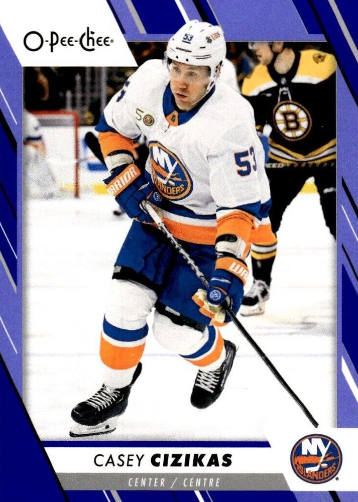 Casey Cizikas #427 New York Islanders | 2023-24 O-Pee-Chee Blue Border