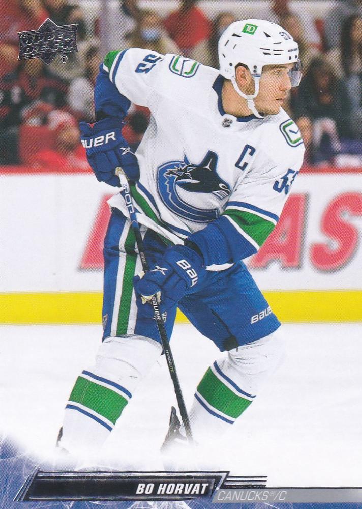 Bo Horvat #428 Vancouver Canucks | 2022-23 Upper Deck