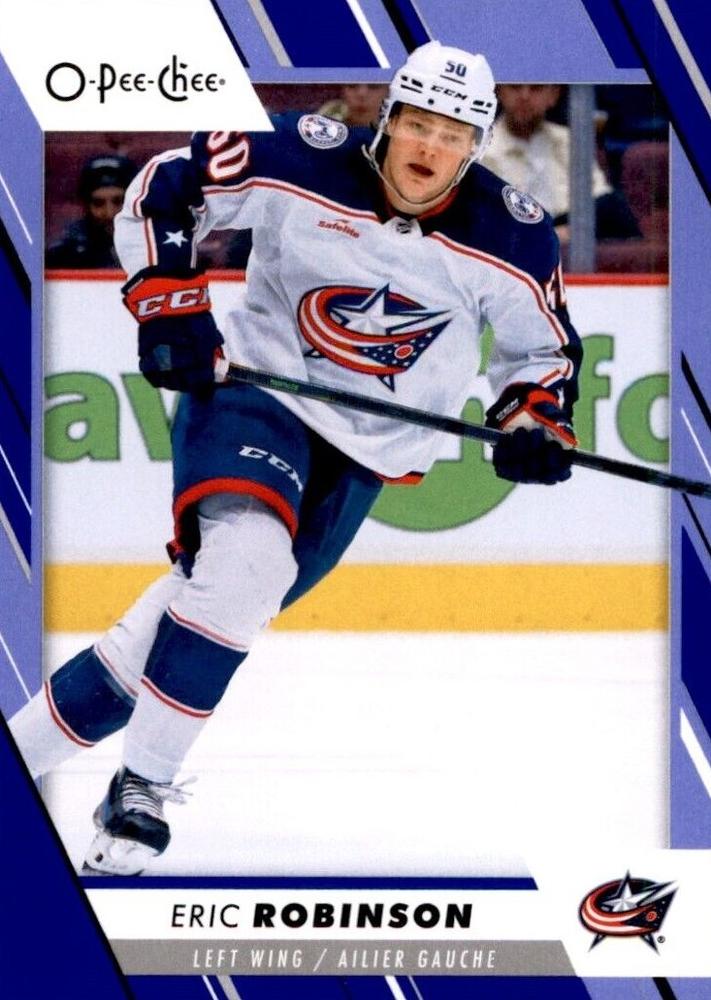 Eric Robinson #428 Columbus Blue Jackets | 2023-24 O-Pee-Chee Blue Border