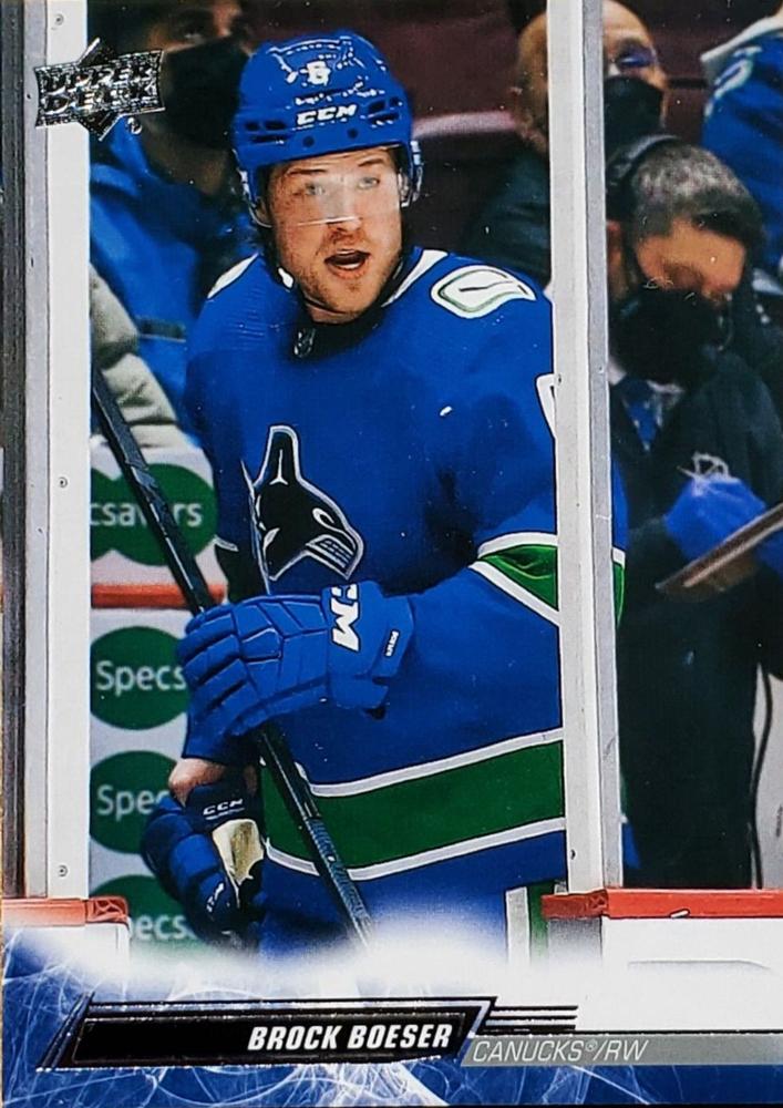 Brock Boeser Penalty Box #429 Vancouver Canucks | 2022-23 Upper Deck