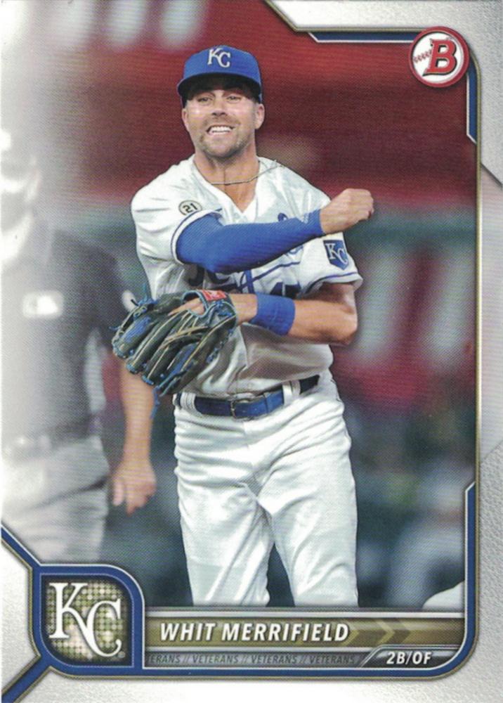 Whit Merrifield #42 Kansas City Royals | 2022 Bowman