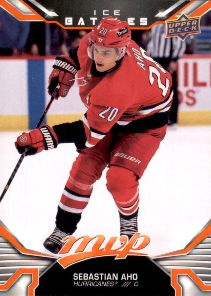 Sebastian Aho #42 Carolina Hurricanes | 2022-23 Upper Deck MVP Ice Battles