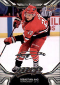Sebastian Aho #42 Carolina Hurricanes | 2022-23 Upper Deck MVP Silver Script