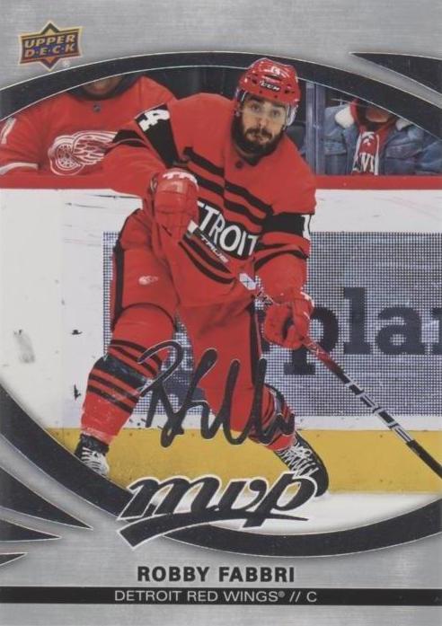 Robby Fabbri #42 Detroit Red Wings | 2023-24 Upper Deck MVP Silver Script