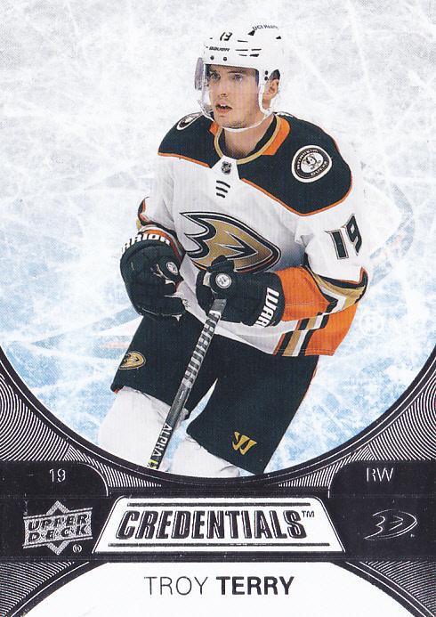 Troy Terry #42 Anaheim Ducks | 2021-22 Upper Deck Credentials