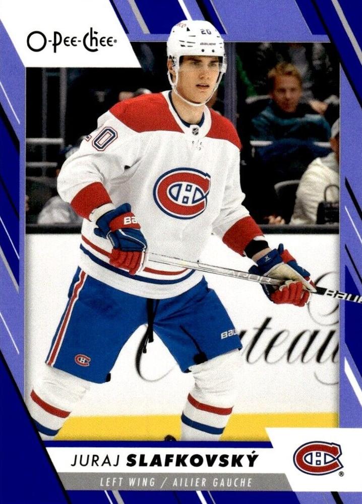 Juraj Slafkovsky #42 Montreal Canadiens | 2023-24 O-Pee-Chee Blue Border