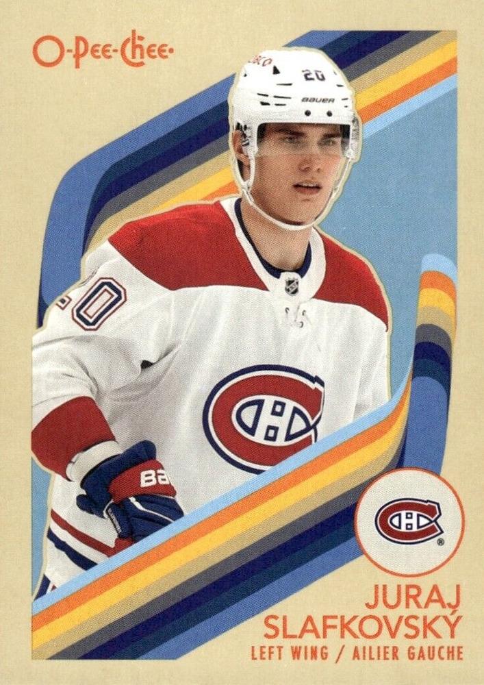 Juraj Slafkovsky #42 Montreal Canadiens | 2023-24 O-Pee-Chee Retro