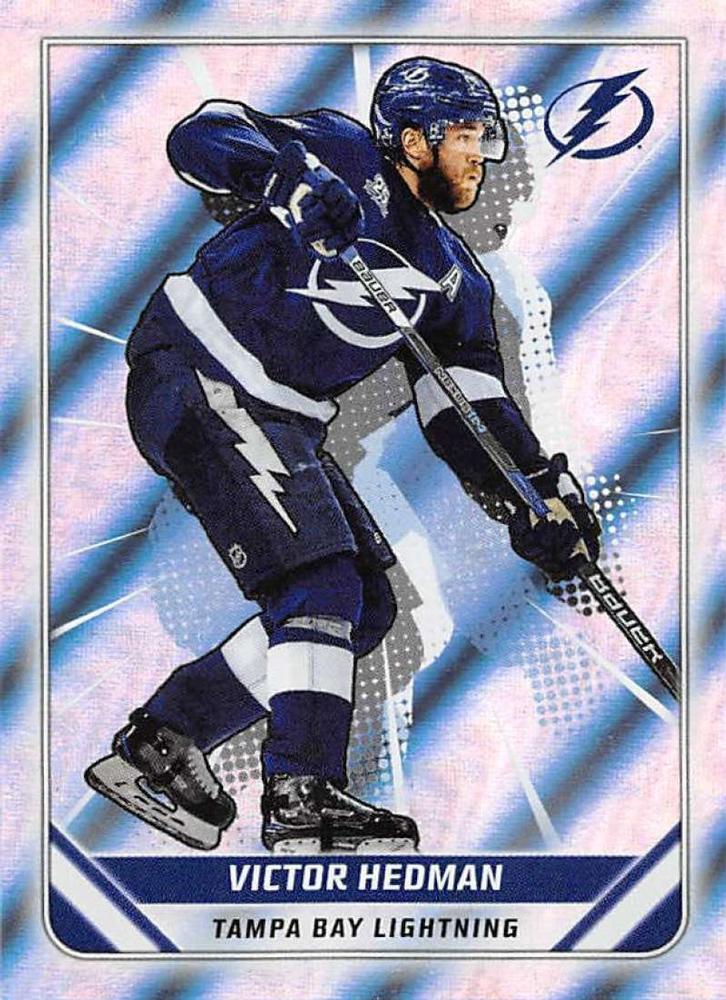 Victor Hedman FOIL #430 | 2019-20 Topps NHL Sticker Collection