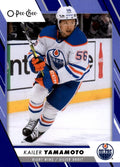 Kailer Yamamoto #430 Edmonton Oilers | 2023-24 O-Pee-Chee Blue Border