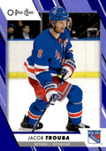 Jacob Trouba #431 New York Rangers | 2023-24 O-Pee-Chee Blue Border