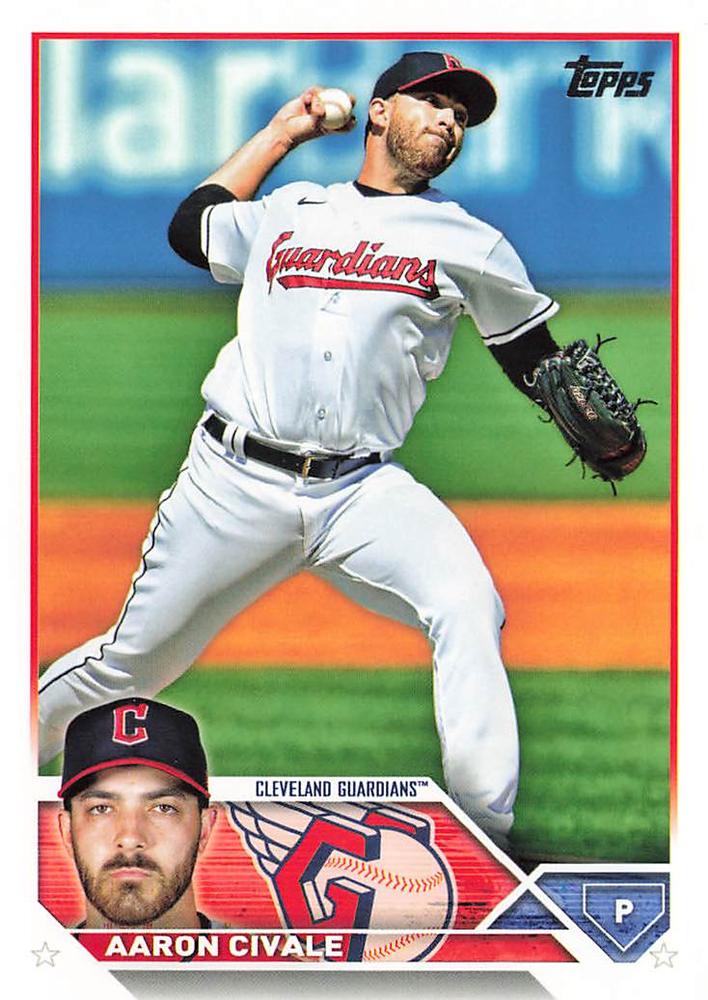 Aaron Civale #433 Cleveland Guardians | 2023 Topps