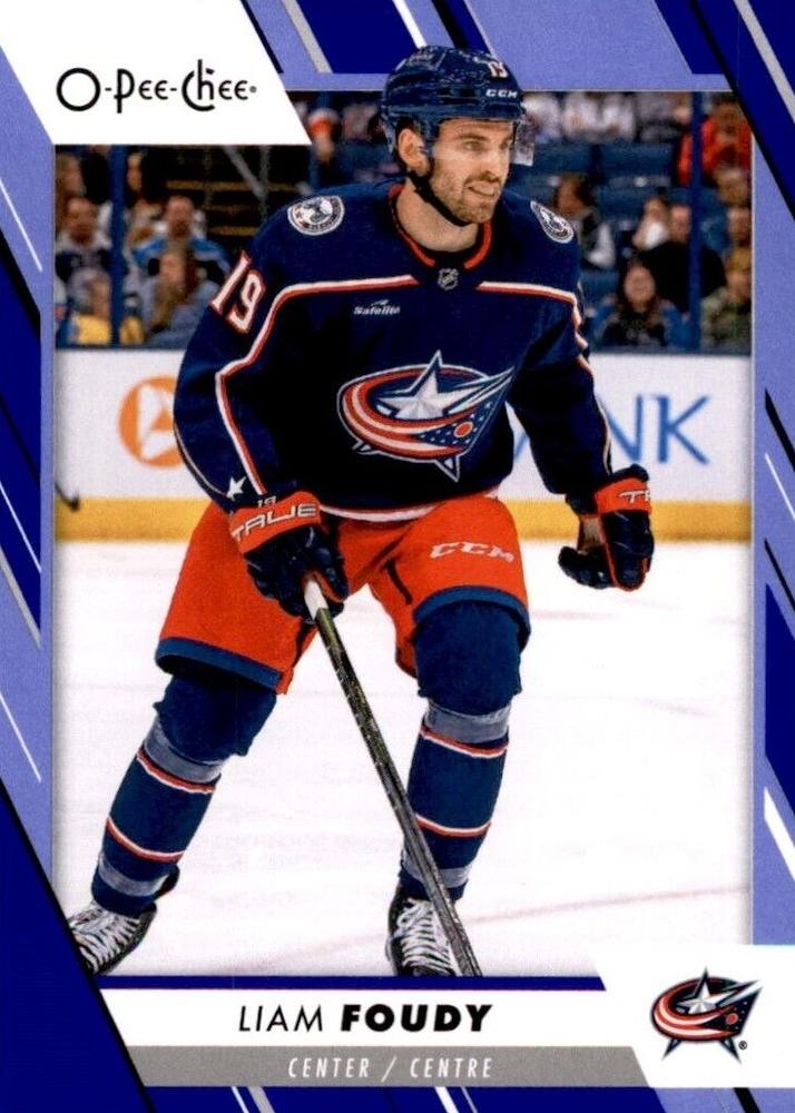 Liam Foudy #433 Columbus Blue Jackets | 2023-24 O-Pee-Chee Blue Border