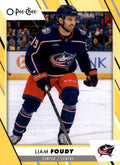Liam Foudy #433 Columbus Blue Jackets | 2023-24 O-Pee-Chee Yellow Border
