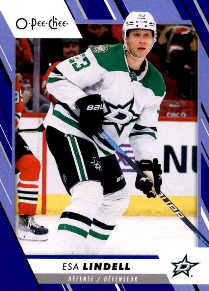 Esa Lindell #434 Dallas Stars | 2023-24 O-Pee-Chee Blue Border