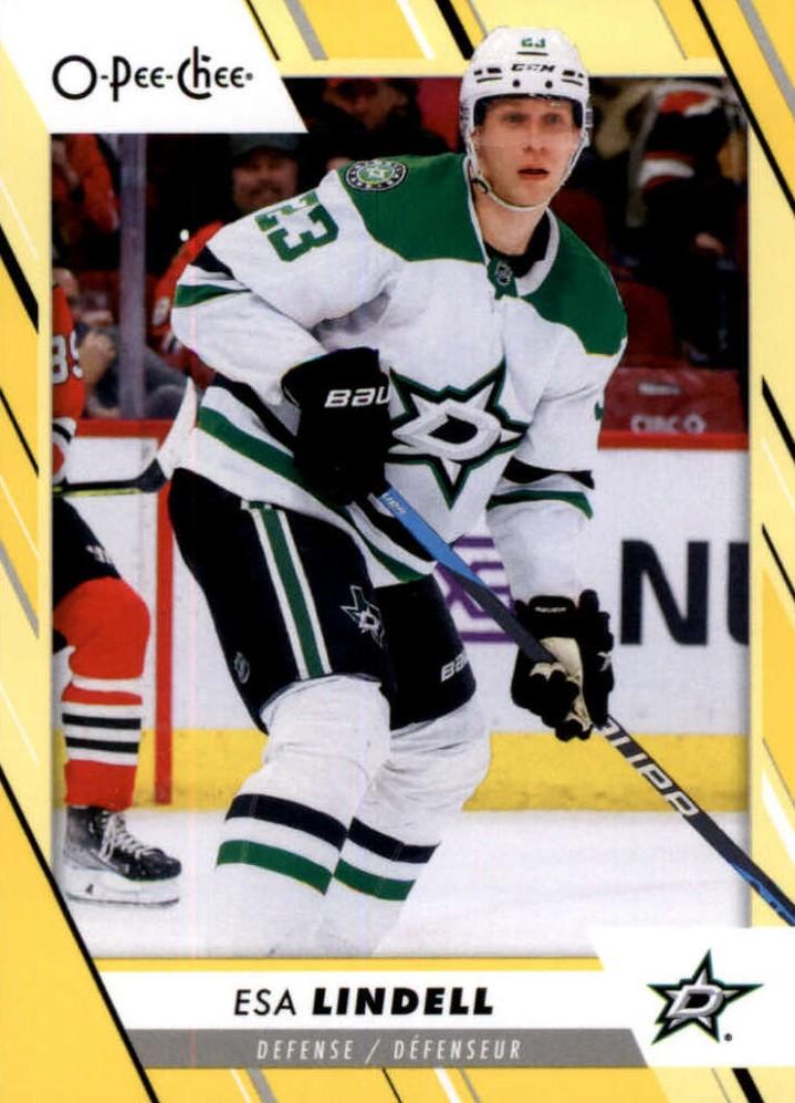 Esa Lindell #434 Dallas Stars | 2023-24 O-Pee-Chee Yellow Border