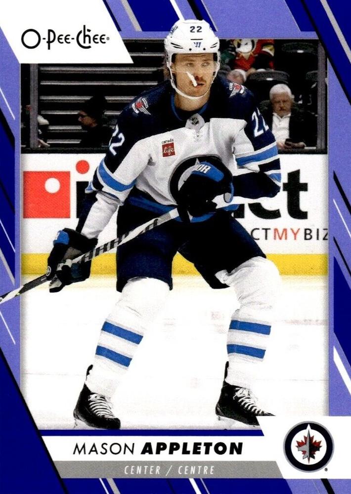 Mason Appleton #437 Winnipeg Jets | 2023-24 O-Pee-Chee Blue Border