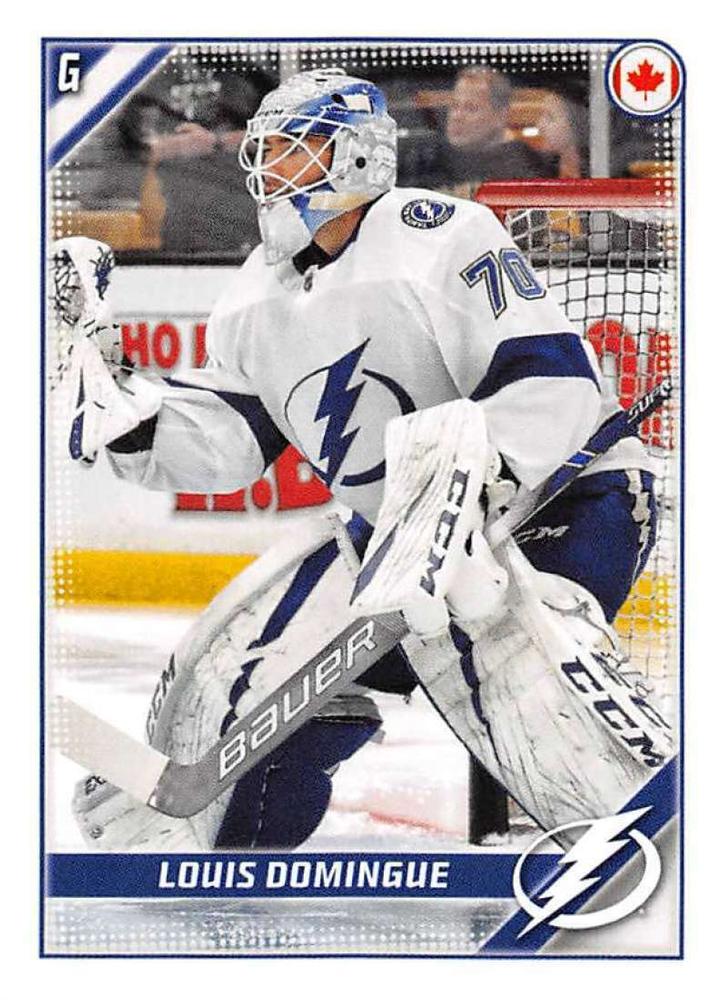 Louis Domingue #438 Tampa Bay Lightning | 2019-20 Topps NHL Sticker Collection
