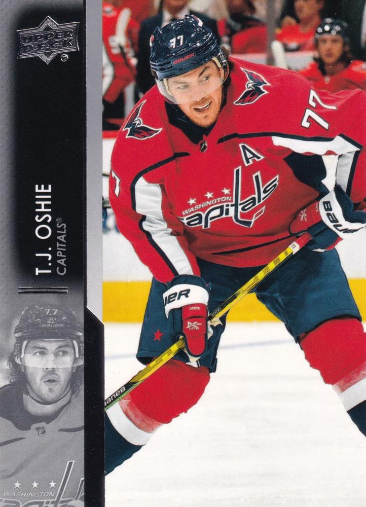 T.J. Oshie #438 Washington Capitals | 2021-22 Upper Deck