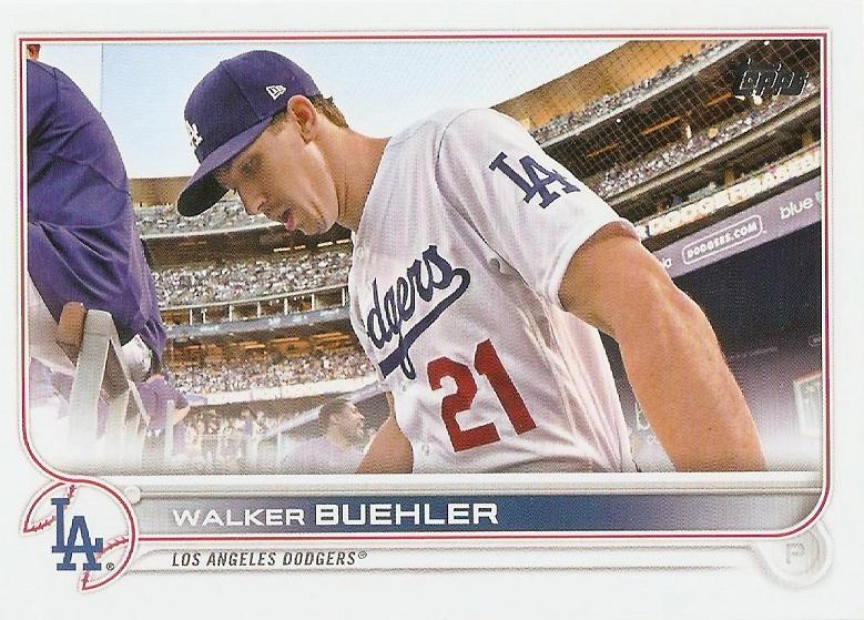 Walker Buehler #438 Los Angeles Dodgers (Looking down) | 2022 Topps