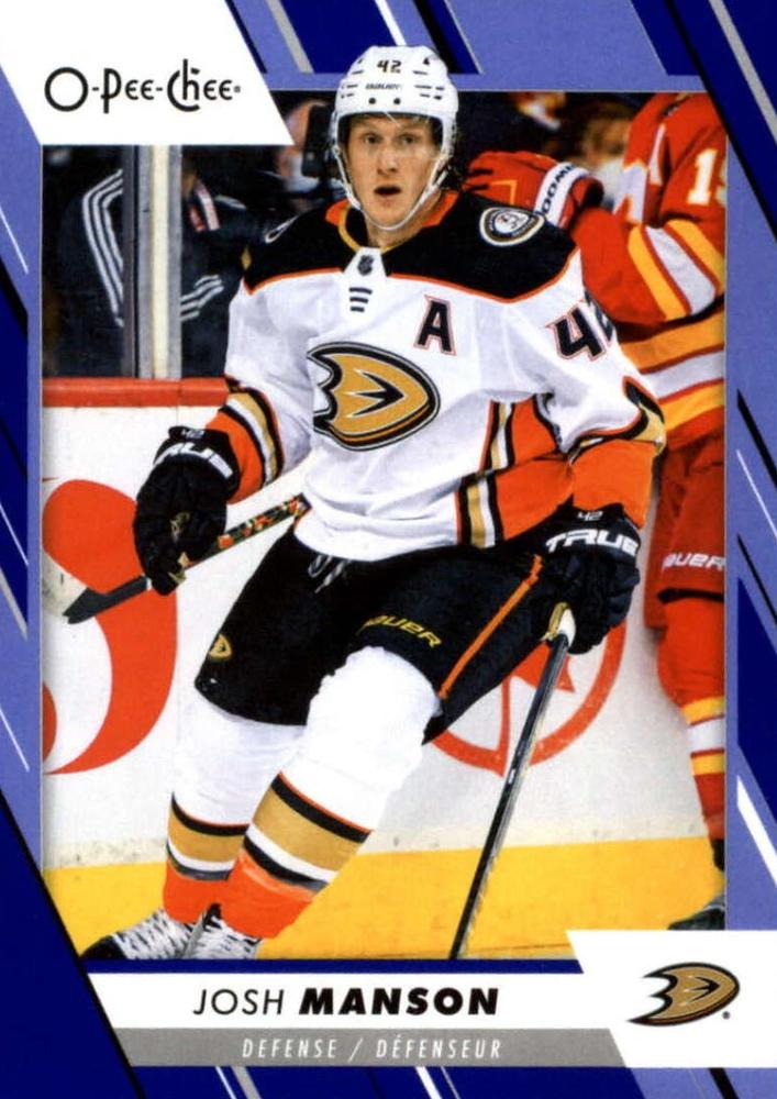 Josh Manson #438 Anaheim Ducks | 2023-24 O-Pee-Chee Blue Border