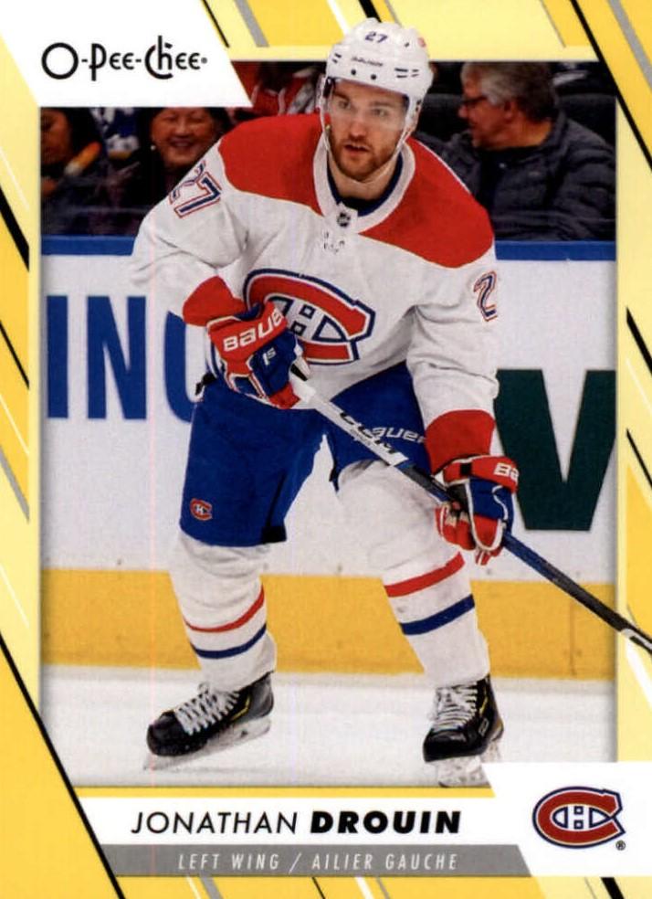 Jonathan Drouin #439 Montreal Canadiens | 2023-24 O-Pee-Chee Yellow Border