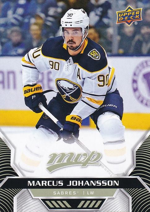 Marcus Johansson #43 Buffalo Sabres | 2020-21 Upper Deck MVP