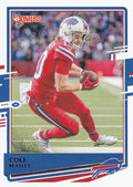 Cole Beasley #43 Buffalo Bills | 2020 Panini Donruss | NFL Football