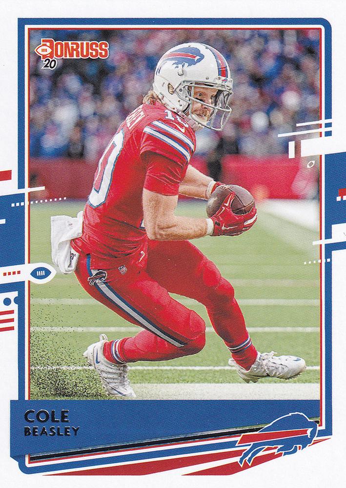 Cole Beasley #43 Buffalo Bills | 2020 Panini Donruss | NFL Football