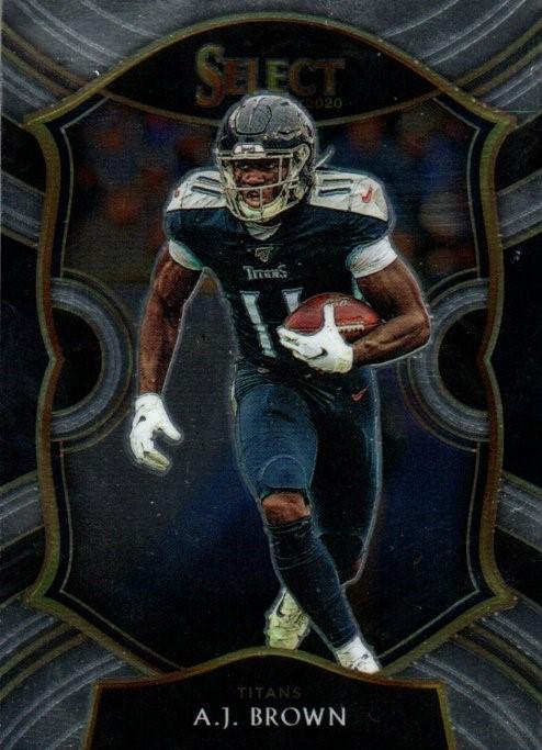 A.J. Brown #43 Tennessee Titans | 2020 Panini Select |  | NFL Football