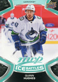 Quinn Hughes #43 Vancouver Canucks | 2021-22 Upper Deck MVP Ice Battles