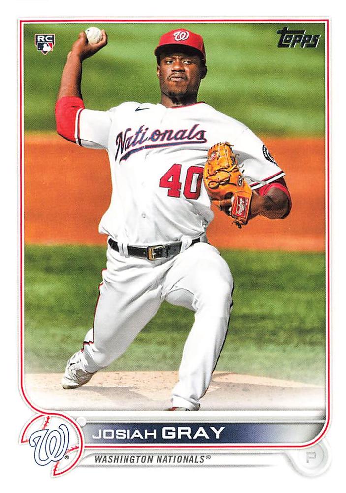 Josiah Gray #43 Washington Nationals | 2022 Topps