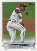 Josiah Gray #43 Washington Nationals (After pitch, body sideways) | 2022 Topps