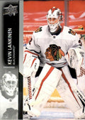 Kevin Lankinen #43 Chicago Blackhawks | 2021-22 Upper Deck
