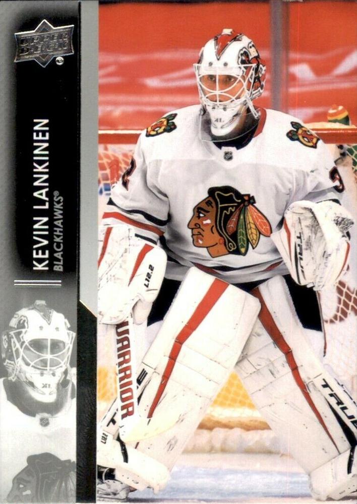 Kevin Lankinen #43 Chicago Blackhawks | 2021-22 Upper Deck