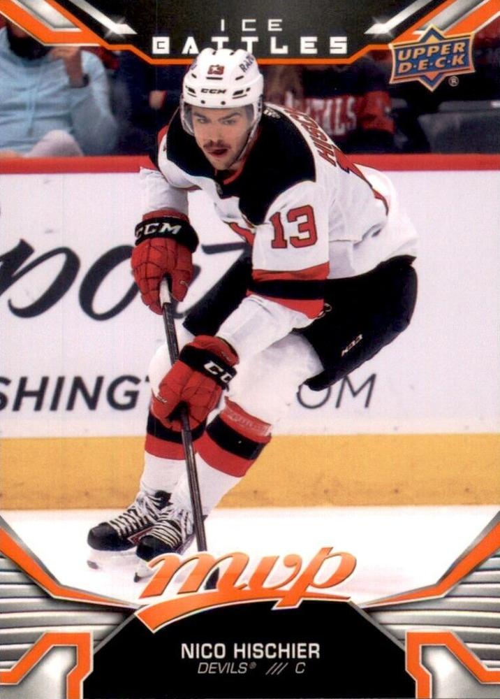 Nico Hischier #43 New Jersey Devils | 2022-23 Upper Deck MVP Ice Battles
