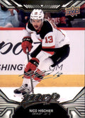 Nico Hischier #43 New Jersey Devils | 2022-23 Upper Deck MVP Silver Script