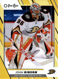 John Gibson #43 Anaheim Ducks | 2023-24 O-Pee-Chee Yellow Border