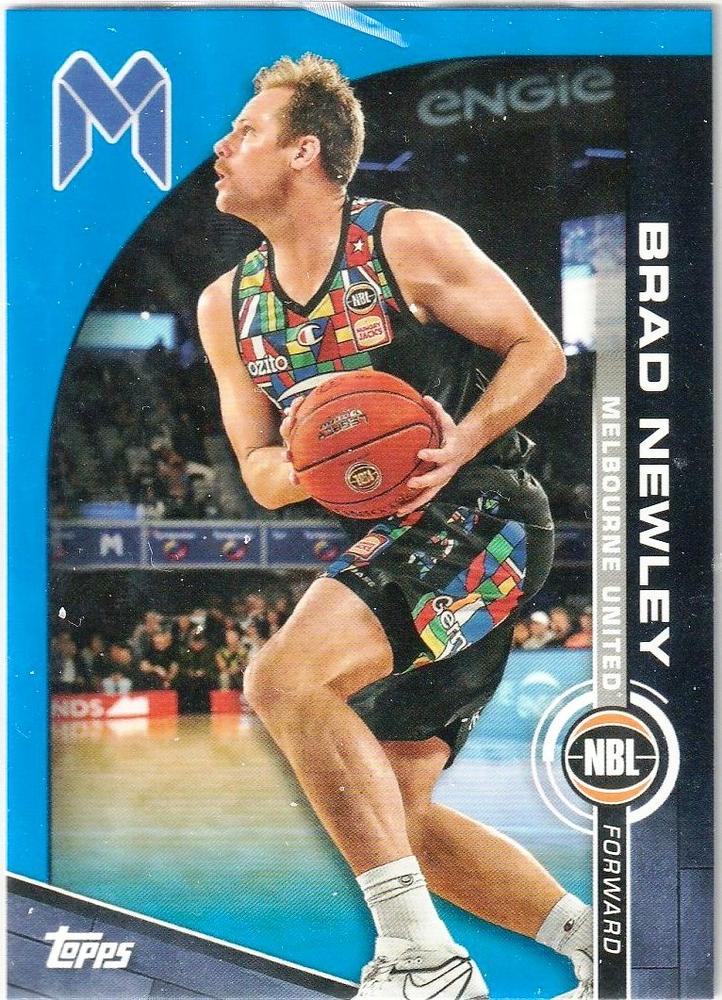 Brad Newley #43 Melbourne United | 2023-24 Topps NBL - Blue Parallel