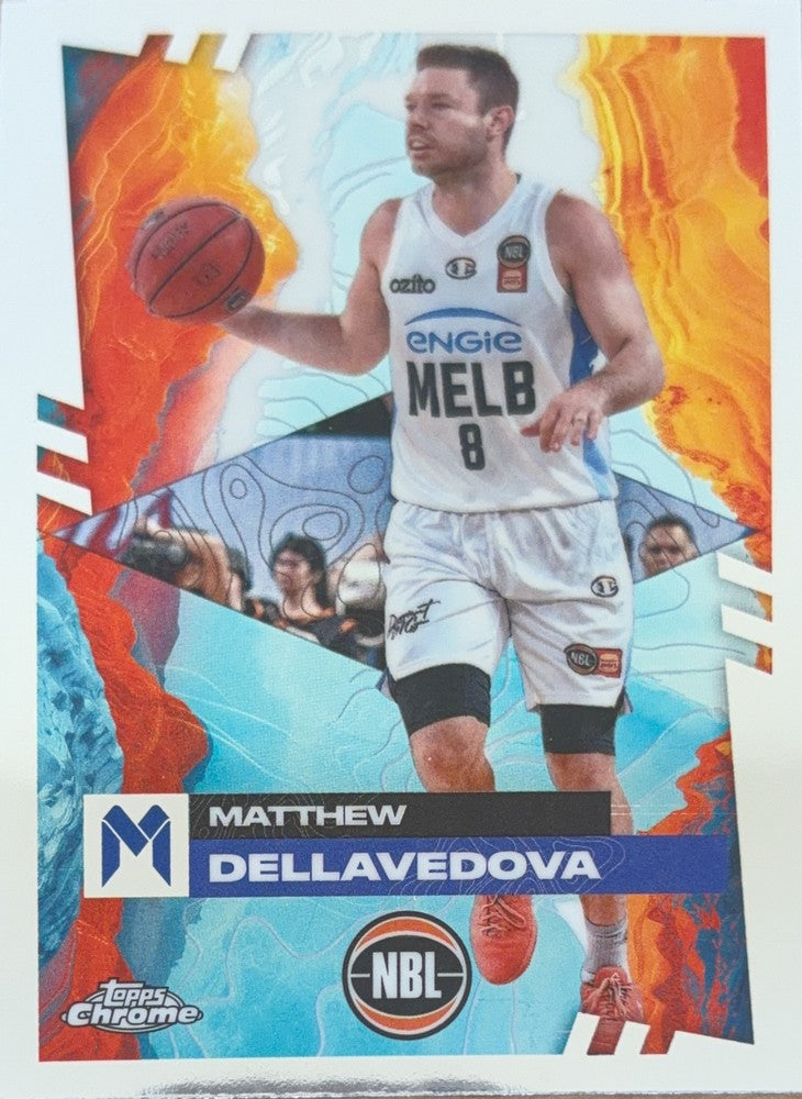 Matthew Dellavedova #43 Melbourne United | 2024-25 Topps Chrome NBL (front)