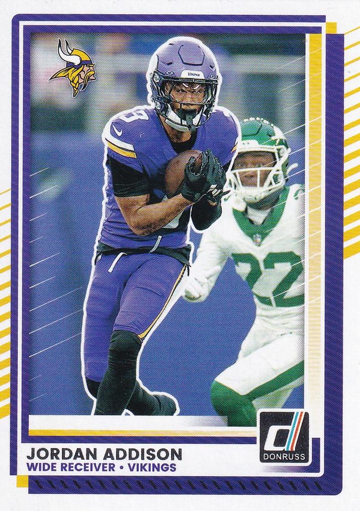 Jordan Addison #43 Minnesota Vikings | 2025 Donruss | NFL Football
