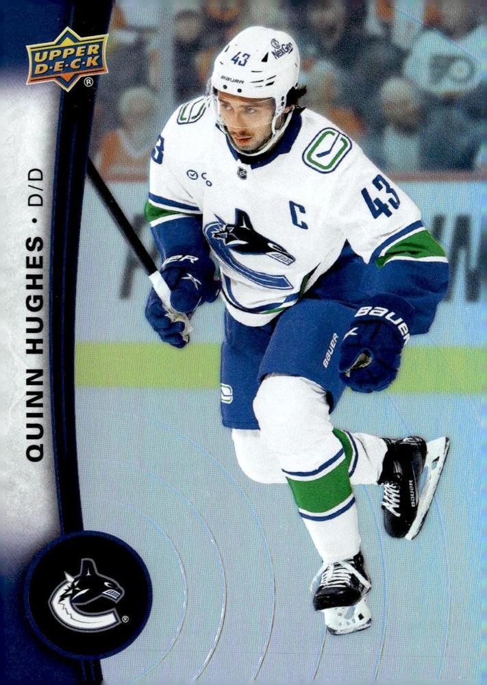 Quinn Hughes #43 Vancouver Canucks | 2025-26 Upper Deck Tim Hortons Collector's Series