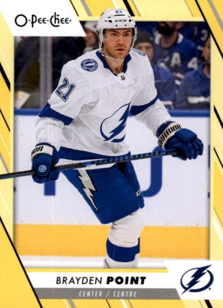 Brayden Point #441 Tampa Bay Lightning | 2023-24 O-Pee-Chee Yellow Border