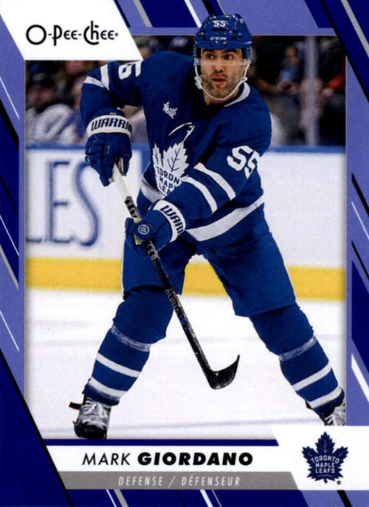 Mark Giordano #442 Toronto Maple Leafs | 2023-24 O-Pee-Chee Blue Border