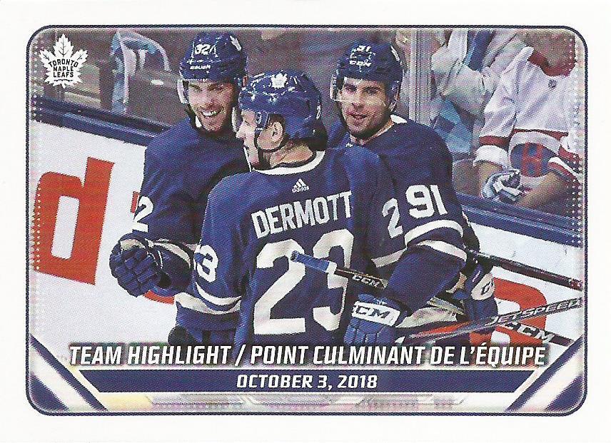 2018/19 Team Highlight #444 | 2019-20 Topps NHL Sticker Collection