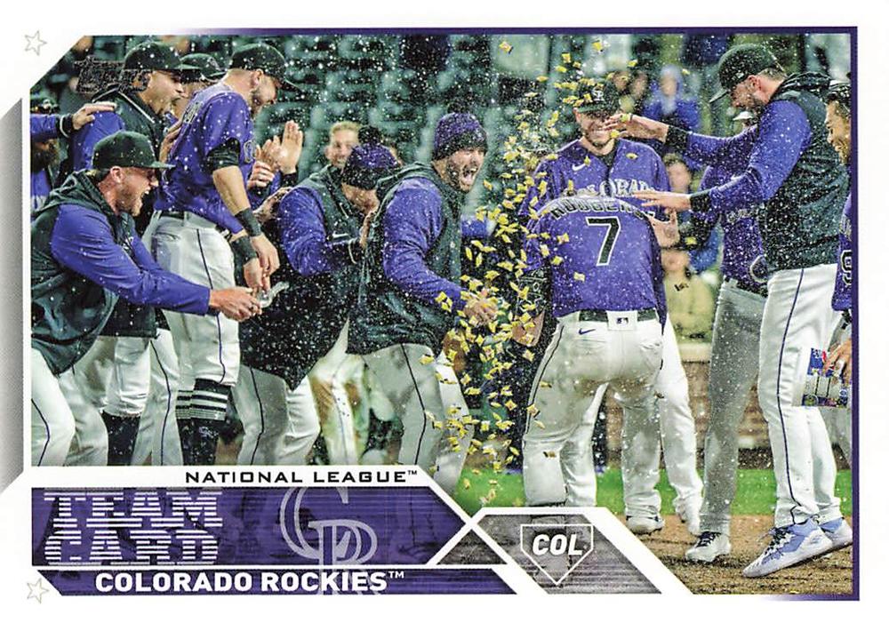 Colorado Rockies #445 Colorado Rockies | 2023 Topps