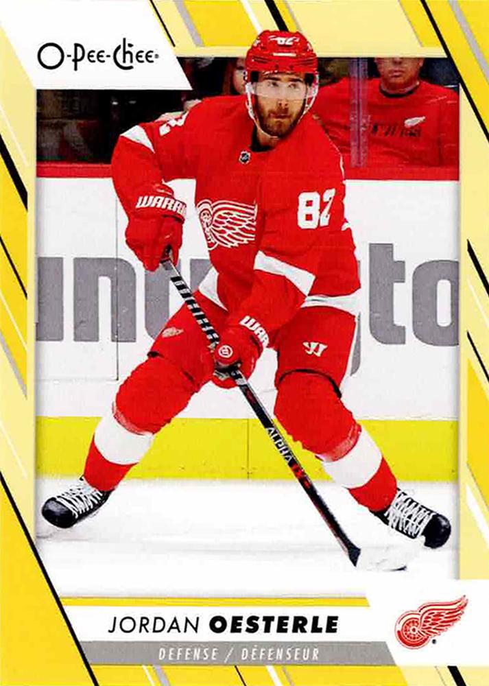 Jordan Oesterle #447 Detroit Red Wings | 2023-24 O-Pee-Chee Yellow Border
