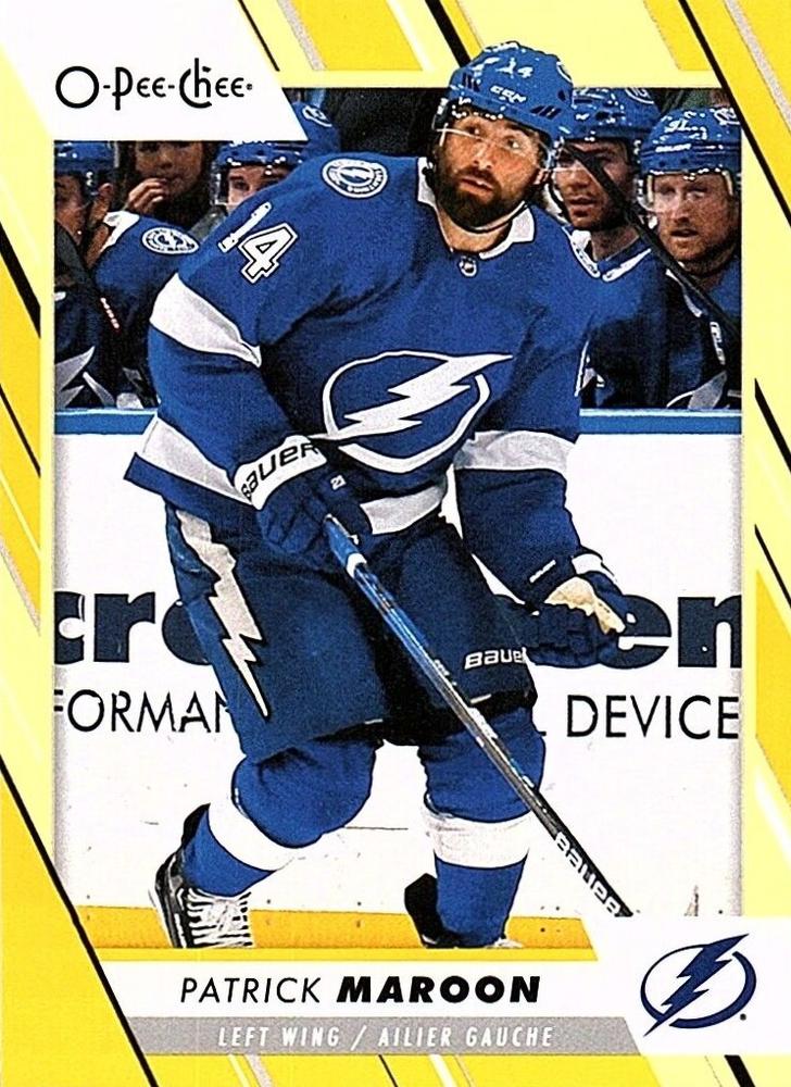Patrick Maroon #448 Tampa Bay Lightning | 2023-24 O-Pee-Chee Yellow Border