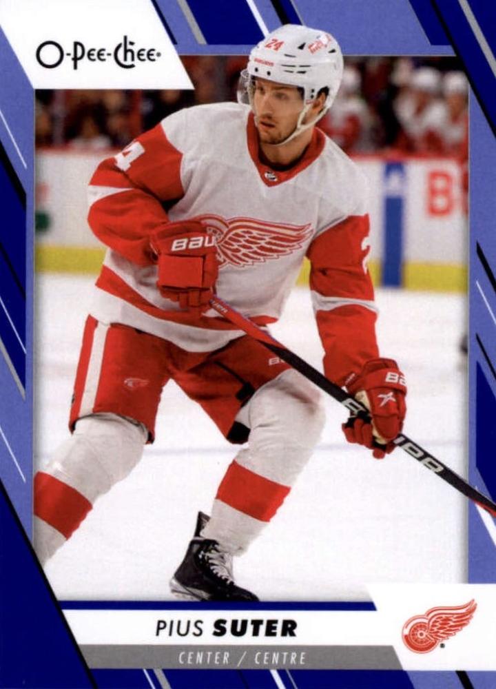 Pius Suter #449 Detroit Red Wings | 2023-24 O-Pee-Chee Blue Border
