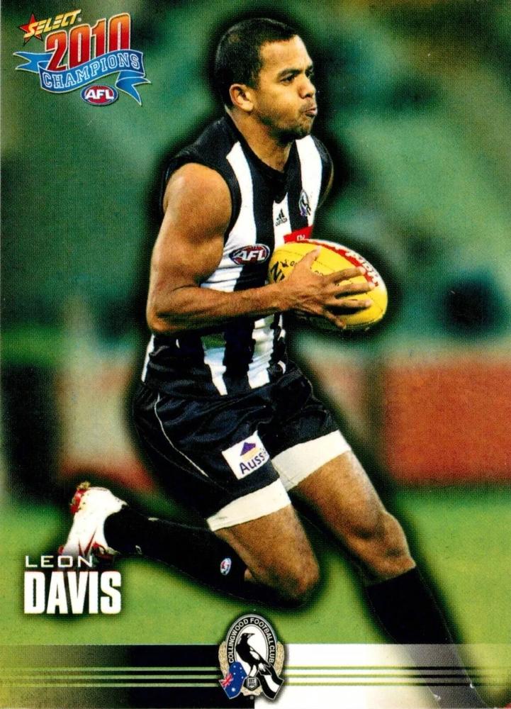 Leon Davis #44 Collingwood Magpies | 2010 Select AFL Champions